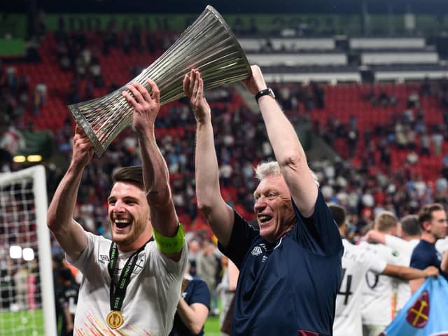 David Moyes has lifted his first major honour as a manager. (Getty Images)