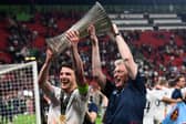 David Moyes has lifted his first major honour as a manager. (Getty Images)