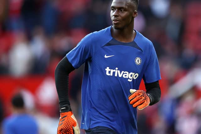 Edouard Mendy faced England in the World Cup with Senegal last winter.