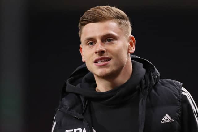 Newcastle United new signing Harvey Barnes. (Photo by Lewis Storey/Getty Images)