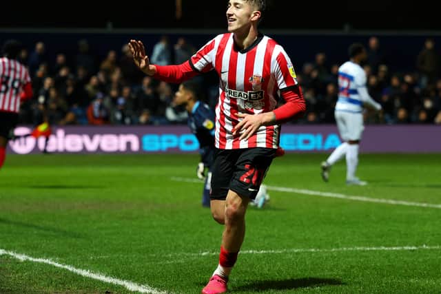Sunderland’s Jack Clarke celebrates a goal against QPR - could Sheffield United enter the race for his signature?