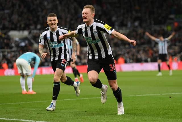 Newcastle United midfielder Sean Longstaff. (Photo by Stu Forster/Getty Images)