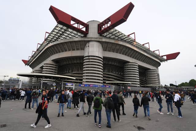 The San Siro is among the most iconic stadiums in world football 