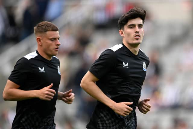 Tino Livramento and Lewis Hall will be hoping to get some game time for Newcastle, as they compete in four competitions this season 