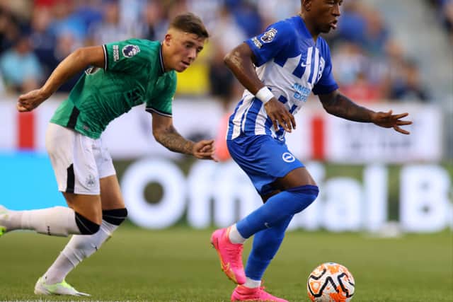 Brighton’s Estupinan is renowned for both his defensive and attacking talents 