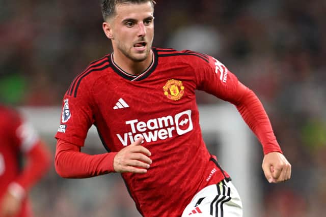 Mason Mount’s only highlights were in his hair after a quiet competitive debut for United.