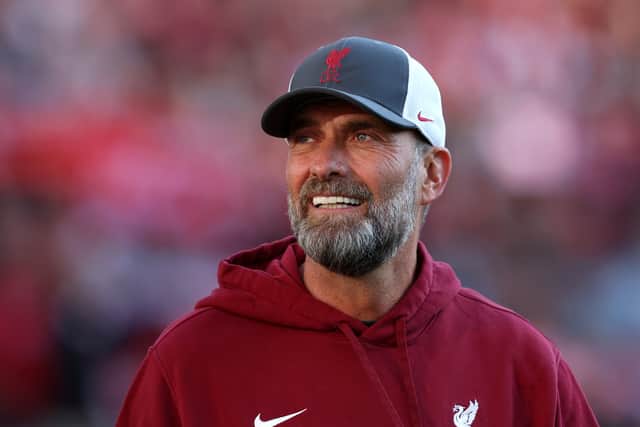 Jurgen Klopp smiles ahead of Liverpool’s match against Darmstadt in pre-season