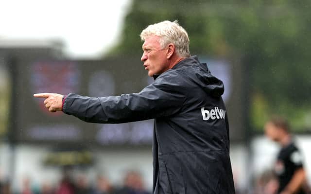 West Ham manager David Moyes shouts instructions. The Hammers have been linked with a potential move for Manchester United striker Anthony Martial, but should perhaps think twice before pursuing a deal.
