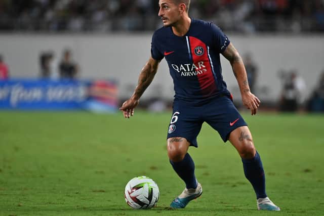 Marco Verratti has 55 caps for Italy and has played over 400 games for PSG.