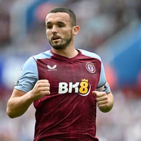 Aston Villa midfielder John McGinn. The Scotland international will return to face old club Hibernian in the Europa Conference League on Wednesday evening.