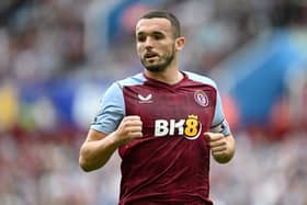 Aston Villa midfielder John McGinn. The Scotland international will return to face old club Hibernian in the Europa Conference League on Wednesday evening.