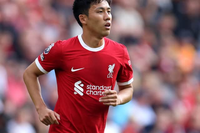 Wataru Endo could make his first start for Liverpool after his move from VfB Stuttgart.