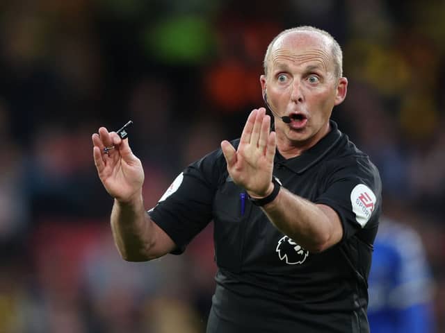 Former Premier League referee Mike Dean. The official has caused controversy by confessing to a mistake while manning the VAR during Chelsea’s 2-2 draw with Tottenham last season