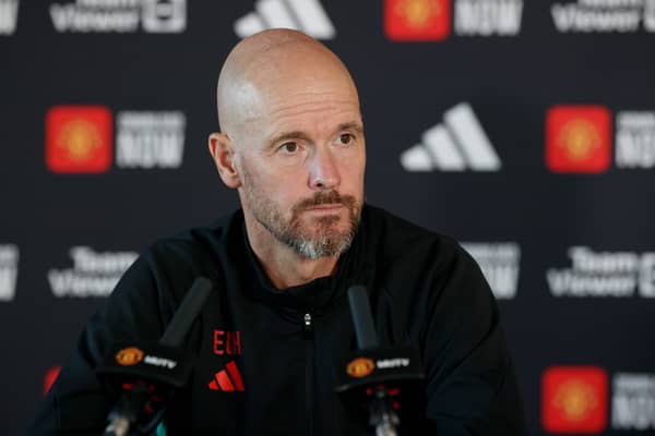 Manchester United Erik ten Hag during a press conference