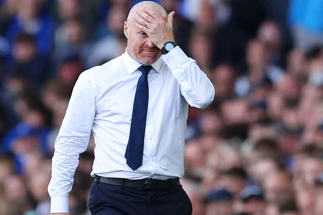 Sean Dyche neatly summing up the experience of watching quite a few Premier League teams attempting to score a goal.