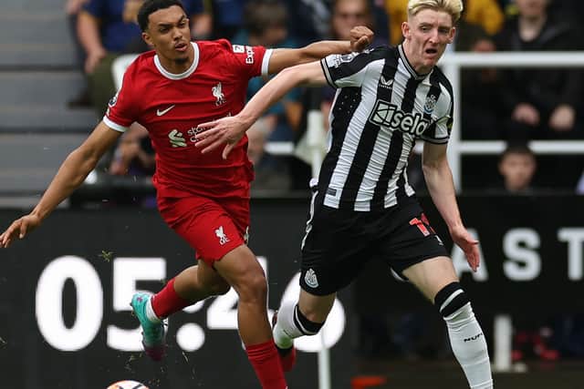 Trent Alexander-Arnold commits a foul on his new sleep paralysis demon.