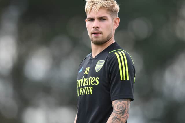 23-year-old Smith Rowe hasn’t featured for Arsenal since the Community Shield.