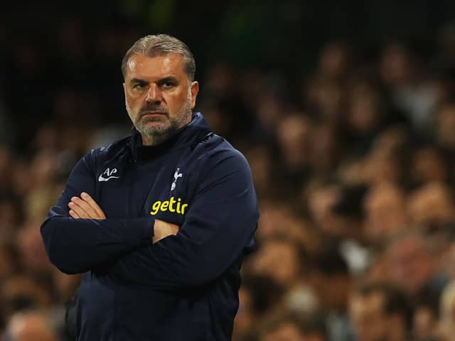 Tottenham manager Ange Postecoglou. Spurs could still be busy before Friday’s transfer deadline passes, but they may also miss out on a number of reported targets too.