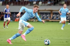 Cole Palmer during his time with Manchester City. The 21-year-old has signed for Chelsea in a deal worth an initial £40 million, with a further £2.5 million expected in add-ons.