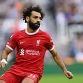 Mohamed Salah in action for Liverpool