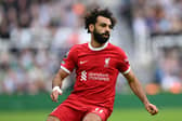 Mohamed Salah in action for Liverpool