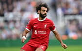 Mohamed Salah in action for Liverpool