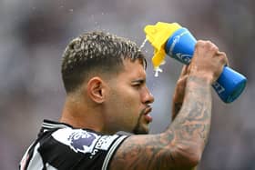 Newcastle United midfielder Bruno Guimaraes. The Brazilian has struggled to find his best form for the Magpies so far this season.