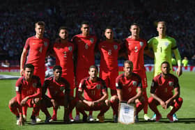 England's last Hampden Park line up. Cr: Getty Images