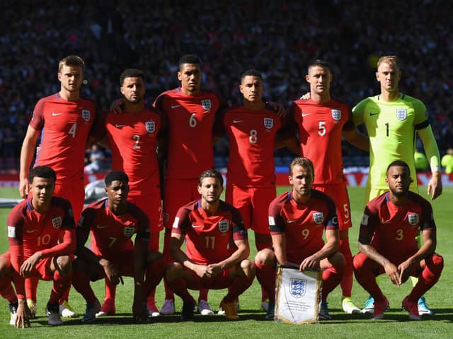 England's last Hampden Park line up. Cr: Getty Images
