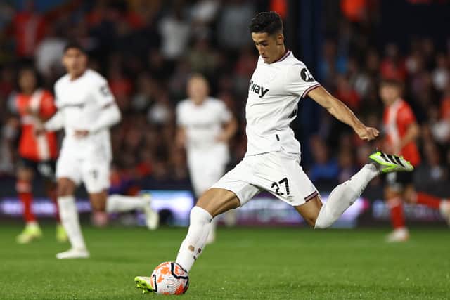 West Ham’s Nayef Aguerd’s early season efforts have earned him a 6/10 rating