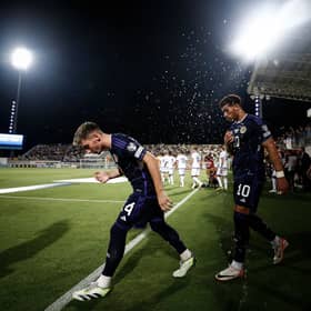 Scotland midfielder Billy Gilmour. The Brighton star has impressed for club and country this season, and could play a pivotal role against England on Tuesday evening.