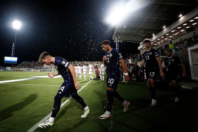 Scotland midfielder Billy Gilmour. The Brighton star has impressed for club and country this season, and could play a pivotal role against England on Tuesday evening.