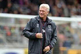 West Ham manager David Moyes. The Hammers could be put on alert after reports emerged suggesting that summer transfer target Hugo Ekitike could be allowed to leave current club PSG in January.