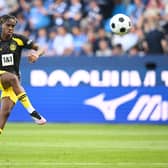 Jamie Bynoe-Gittens of Borussia Dortmund. The teenage attacker as emerged as a target for Arsenal, as detailed in today’s Premier League transfer rumours.