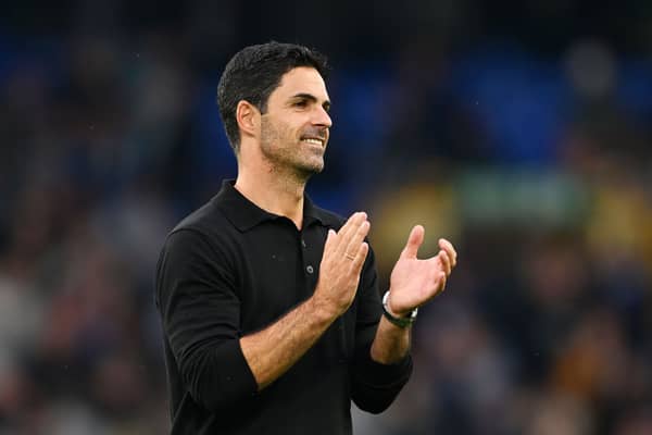 Arsenal manager Mikel Arteta. The Gunners have been linked with a move for Brentford striker Ivan Toney in recent days.