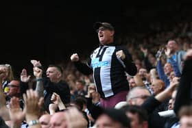 A Newcastle United fan. The Toon Army are one fanbase who could be affected by Premier League proposals for a later Sunday evening kick-off.