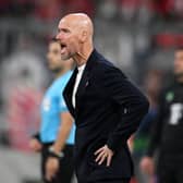 Manchester United manager Erik ten Hag. The Red Devils travel to face Burnley in the Premier League on Saturday evening.