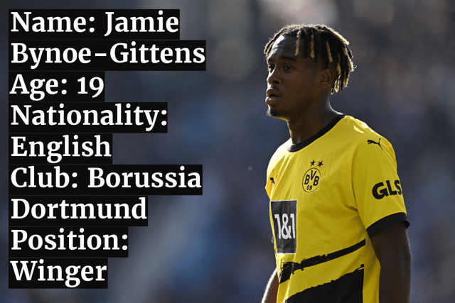Jamie Bynoe-Gittens is the latest young English player to play for Borussia Dortmund 