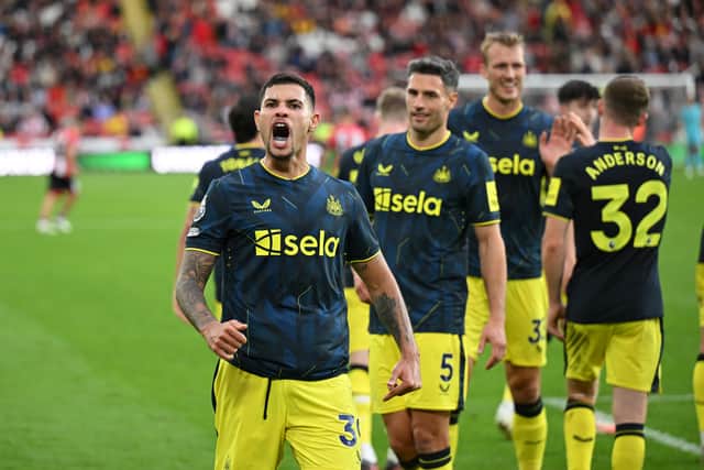 Newcastle earned a record-breaking 8-0 win away at Sheffield United. (Getty Iamges)