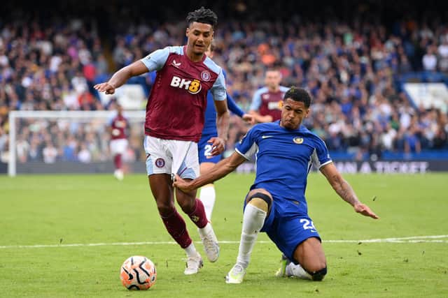 Aston Villa striker Ollie Watkins. The forward has emerged as a target for Chelsea in recent days.