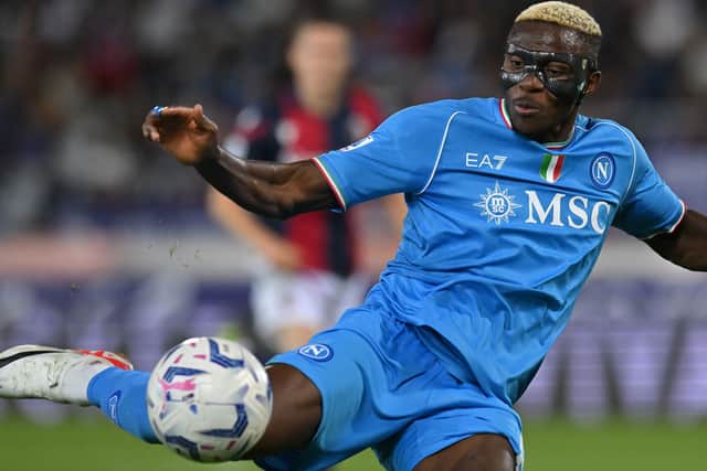 Victor Osimhen has already scored five Serie A goals this season for Napoli.