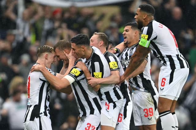 Newcastle United stormed to a 4-1 win over PSG in the Champions League in midweek