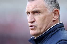 Sunderland manager Tony Mowbray. The Black Cats boss could be forced to play Patrick Roberts in the centre of midfield against Middlesbrough at the weekend. 