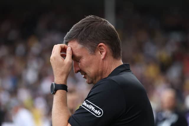 Sheffield United manager Paul Heckingbottom. The Blades have endured a woeful start to their Premier League return, taking just one point from eight matches,