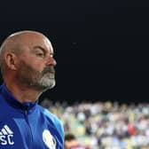 Steve Clarke, manager of Scotland. Anything but defeat against Spain this week will be enough to ensure that Scotland qualify for next summer’s European Championships