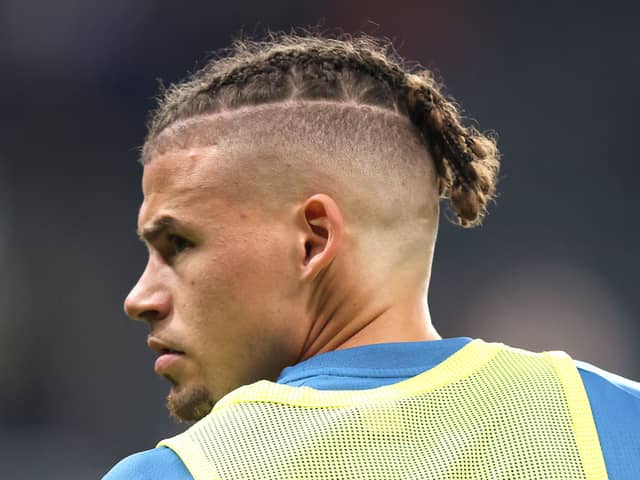 Manchester City midfielder Kalvin Phillips. The England international has been linked with a potential transfer to Newcastle United or Everton in recent days