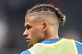 Manchester City midfielder Kalvin Phillips. The England international has been linked with a potential transfer to Newcastle United or Everton in recent days