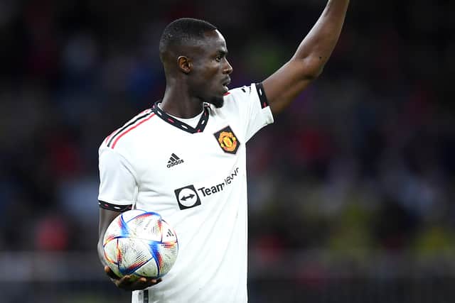 Eric Bailly in action for Manchester United in a 2022 pre-season friendly.
