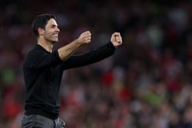 Arsenal manager Mikel Arteta. Arsenal have made a fine start to the 2023/24 Premier League season, but an elite striker signing could significantly boost their title challenge.