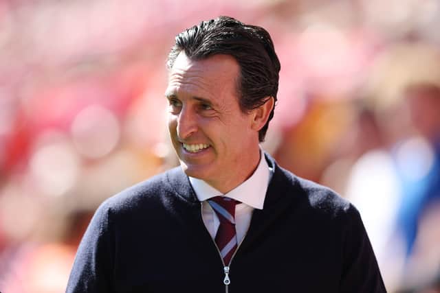 Unai Emery has enjoyed a strong start to the season at the helm of Aston Villa